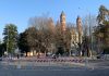 Le transenne in piazza Roma? “Per circoscrivere un’area dove accumulare la neve tolta dalle strade”
