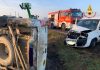 Incidente a Oldenico, due persone restano incastrate. Salvate dai vigili del fuoco