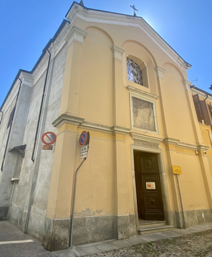 La chiesa di Santa Caterina, che