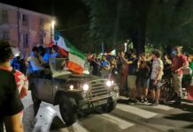 Italia campione d’Europa: anche a Vercelli esplodono i festeggiamenti