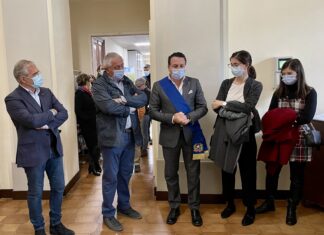 Una sala del palazzo della Provincia di Vercelli intitolato a Gianna Maffei