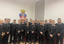 I giovani Carabinieri assegnati alla Provincia di Vercelli ricevuti dal Comandante Provinciale